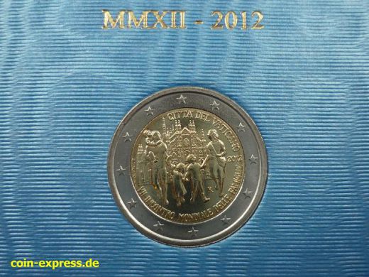 2 Euro Gedenkmünze Vatikan 2012 - 7. Weltfamilientreffen