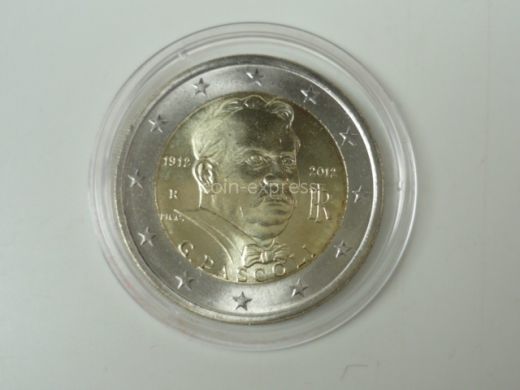 2 Euro Gedenkmünze Italien 2012 - Giovanni Pascoli