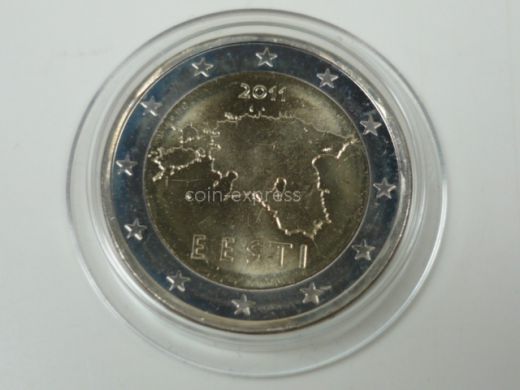 2 Euro Münze Estland 2011