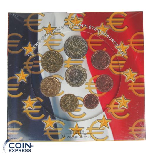 Euro Kursmünzensatz Frankreich 2004 BU