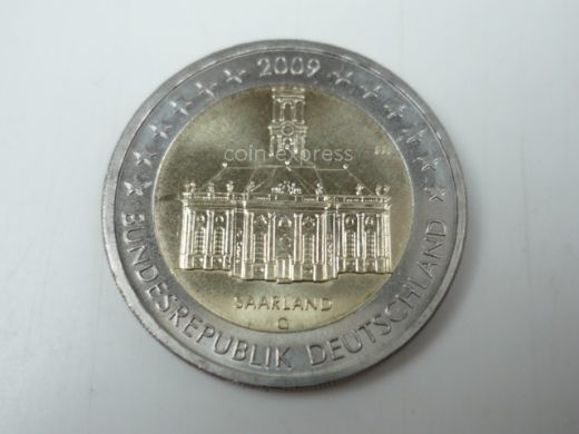 2 Euro Gedenkmünze Deutschland 2009 - Saarland - G Karlsruhe