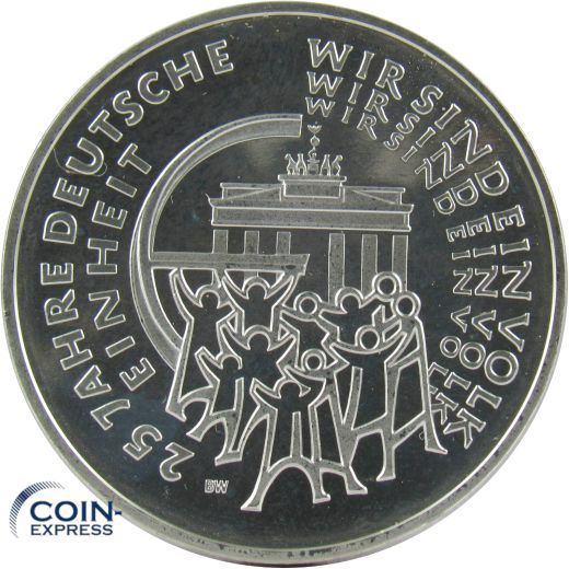 25 Euro Gedenkmünze Deutschland 2015 D - 25 Jahre Deutsche Einheit