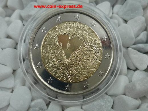 2 Euro Gedenkmünze Finnland 2008 Menschenrechte