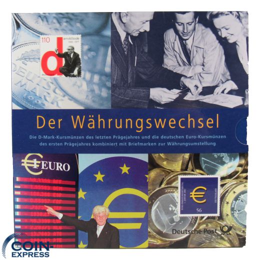 Euro + DM KMS Deutschland Der Währungswechsel