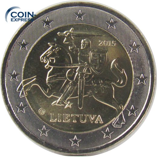 2 Euro Münze Litauen 2015