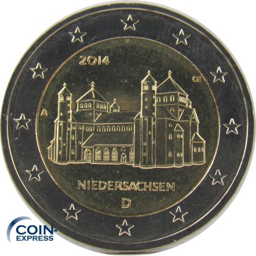 2 Euro Gedenkmünze Deutschland 2014 - Michaeliskirche - A