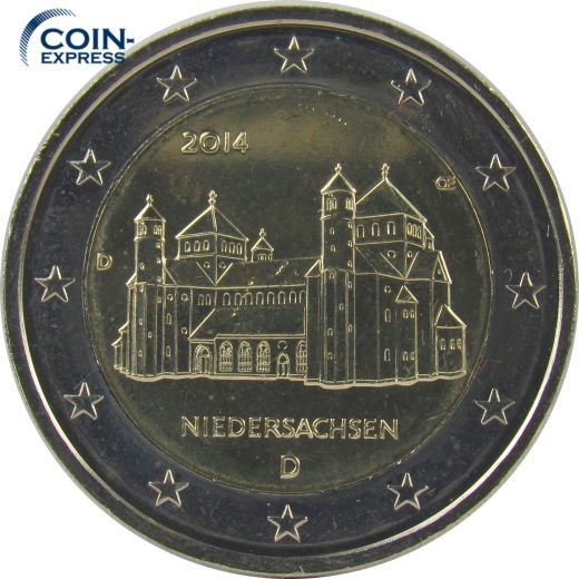 2 Euro Gedenkmünze Deutschland 2014 - Michaeliskirche - D