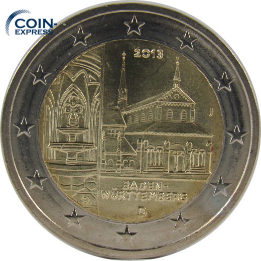 2 Euro Gedenkmünze Deutschland 2013 Kloster Maulbronn J