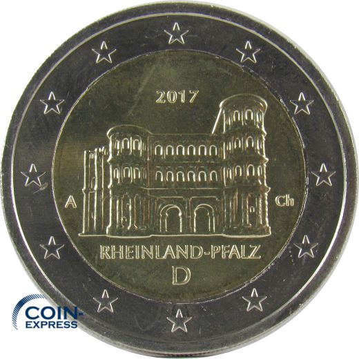 2 Euro Gedenkmünze Deutschland 2017 Rheinland-Pfalz - A Berlin