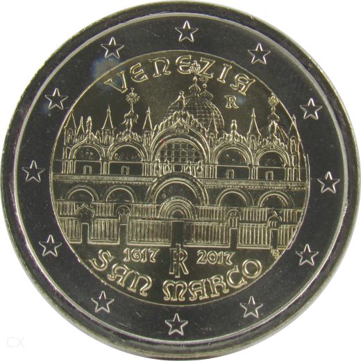 2 Euro Gedenkmünze Italien 2017 - Basilica di San Marco in Venedig