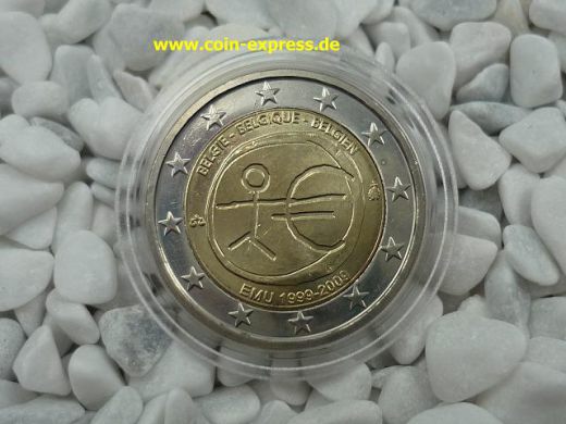 2 Euro Gedenkmünze Belgien 2009 - Europäische Währungsunion