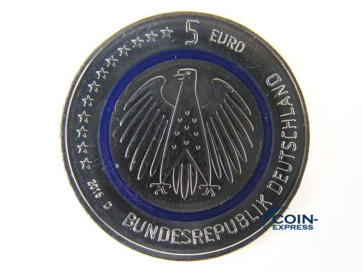 5 Euro Münze Deutschland 2016 Planet Erde - D