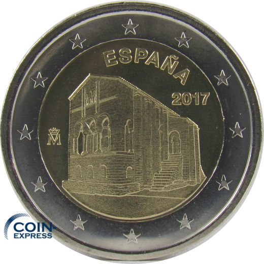 2 Euro Gedenkmünze Spanien 2017 - Oviedo und Asturien