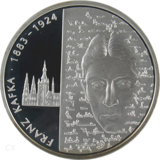 10 Euro Gedenkmünze Deutschland 2008 Spiegelglanz - Franz Kafka