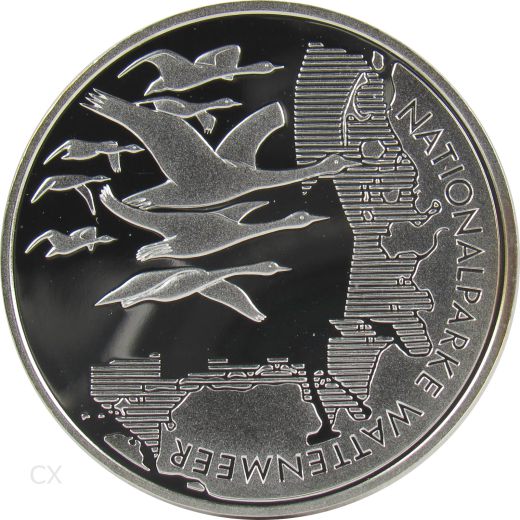 10 Euro Gedenkmünze Deutschland 2004 Spiegelglanz - Nationalpark Wattenmeer