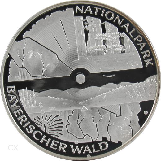 10 Euro Gedenkmünze Deutschland 2005 Spiegelglanz - Nationalpark Bayerischer Wald