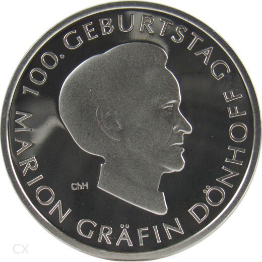 10 Euro Gedenkmünze Deutschland 2009 Spiegelglanz - Marion Gräfin Dönhoff