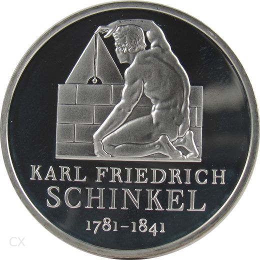 10 Euro Gedenkmünze Deutschland 2006 Spiegelglanz - Karl Friedrich Schinkel