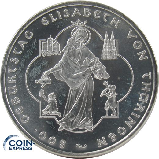 10 Euro Gedenkmünze Deutschland 2007 - Hl. Elisabeth von Thüringen