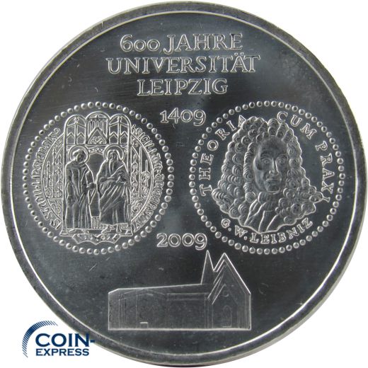 10 Euro Gedenkmünze Deutschland 2009 - 600 Jahre Universität Leipzig