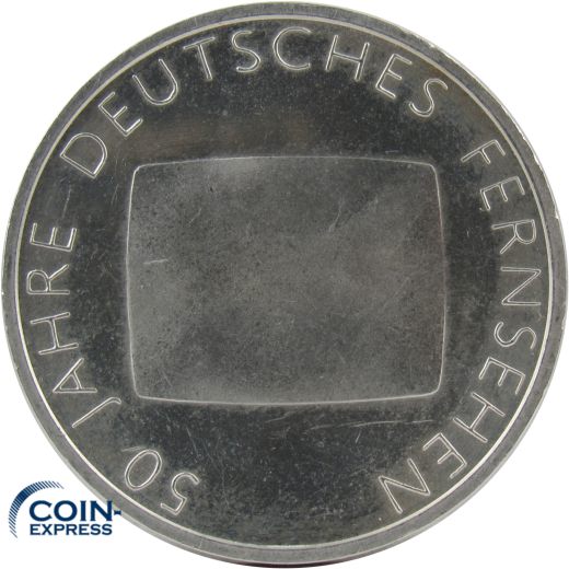 10 Euro Gedenkmünze Deutschland 2002 - 50 Jahre Deutsches Fernsehen