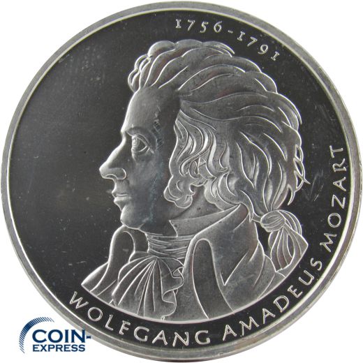 10 Euro Gedenkmünze Deutschland 2006 - Wolfgang Amadeus Mozart