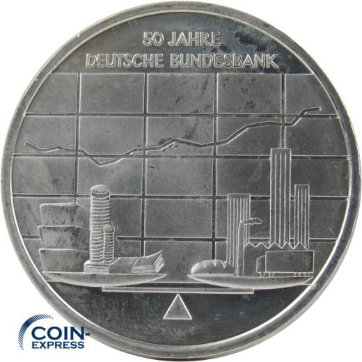 10 Euro Gedenkmünze Deutschland 2007 - 50 Jahre Deutsche Bundesbank