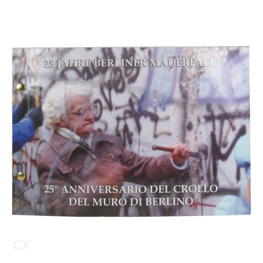 2 Euro Gedenkmünze Vatikan 2014 - Fall der Berliner Mauer - im Numisbrief