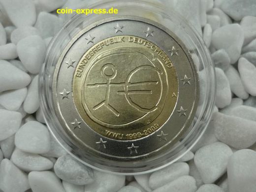 2 Euro Gedenkmünze Deutschland 2009 - Währungsunion - A Berlin