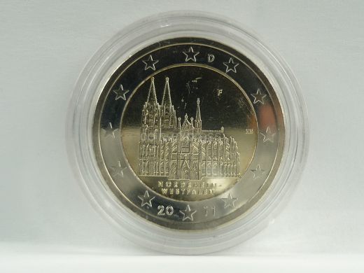 2 Euro Gedenkmünze Deutschland 2011 - Kölner Dom - F Stuttgart