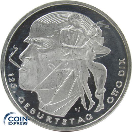 20 Euro Gedenkmünze Deutschland 2016 - Otto Dix