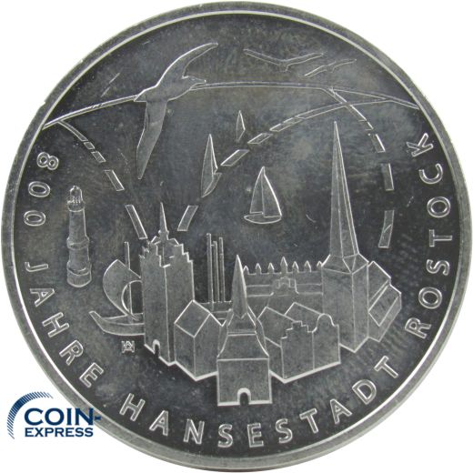 20 Euro Gedenkmünze Deutschland 2018 - Hansestadt Rostock