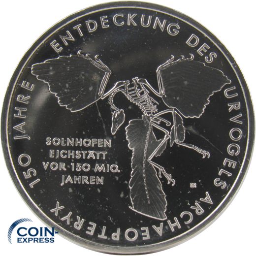 10 Euro Gedenkmünze Deutschland 2011 - Urvogel Archaeopteryx