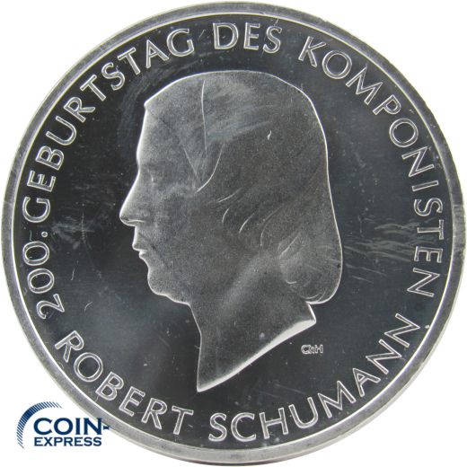 10 Euro Gedenkmünze Deutschland 2010 - Robert Schumann