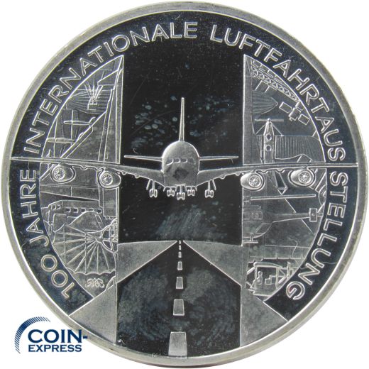 10 Euro Gedenkmünze Deutschland 2009 - Luftfahrtausstellung