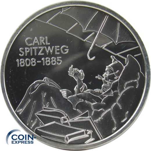 10 Euro Gedenkmünze Deutschland 2008 - Carl Spitzweg