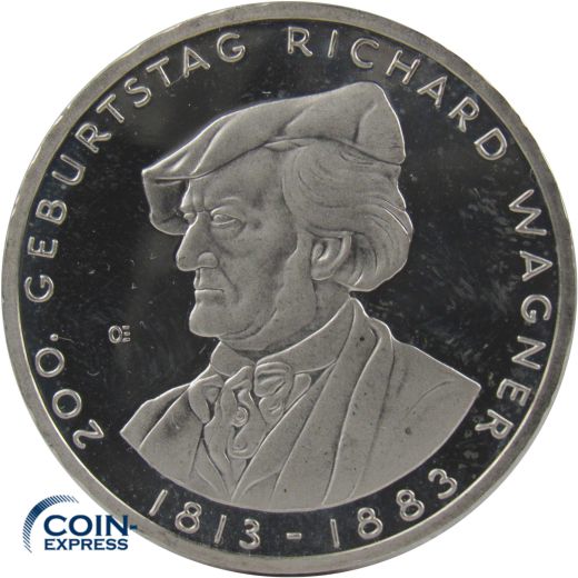 10 Euro Gedenkmünze Deutschland 2013 - Richard Wagner