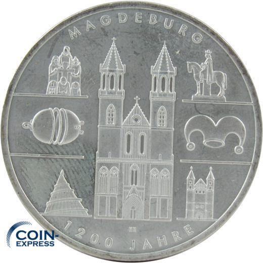 10 Euro Gedenkmünze Deutschland 2005 - 1200 Jahre Magdeburg