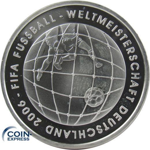 10 Euro Gedenkmünze Deutschland 2005 - Fußball WM 2006