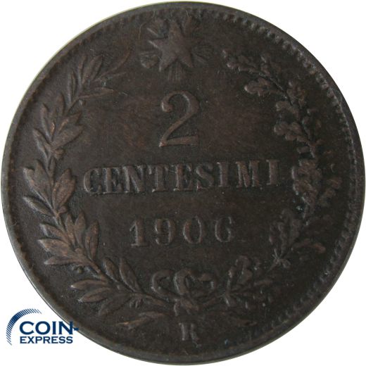 2 Centesimi Italien 1906 R