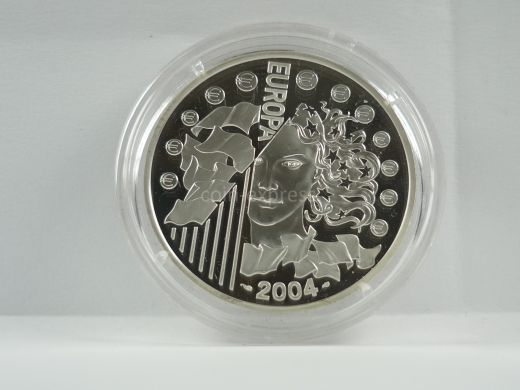 1,50 Euro Gedenkmünze Frankreich 2004 - EU-Erweiterung - PP Proof