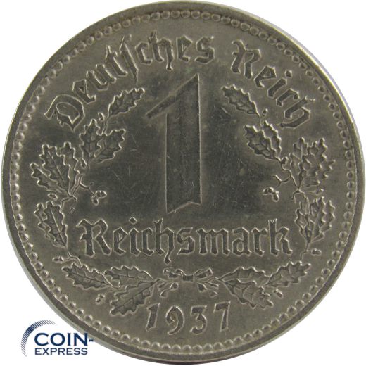 1 Reichsmark 1937 D