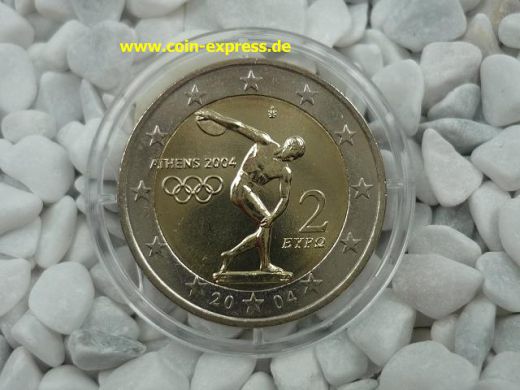 2 Euro Gedenkmünze Griechenland 2004 - Olympische Spiele Athen