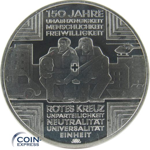 10 Euro Gedenkmünze Deutschland 2013 Spiegelglanz - Rotes Kreuz