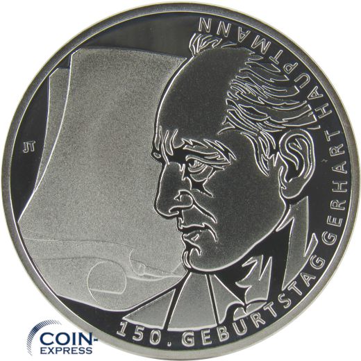 10 Euro Gedenkmünze Deutschland 2012 Spiegelglanz - Gerhart Hauptmann