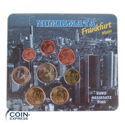 Euro Kursmünzensatz Spanien 2005 Numismata Frankfurt