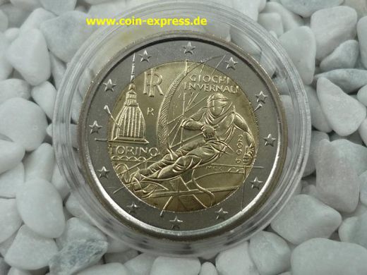 2 Euro Gedenkmünze Italien 2006 - Olympische Winterspiele Turin