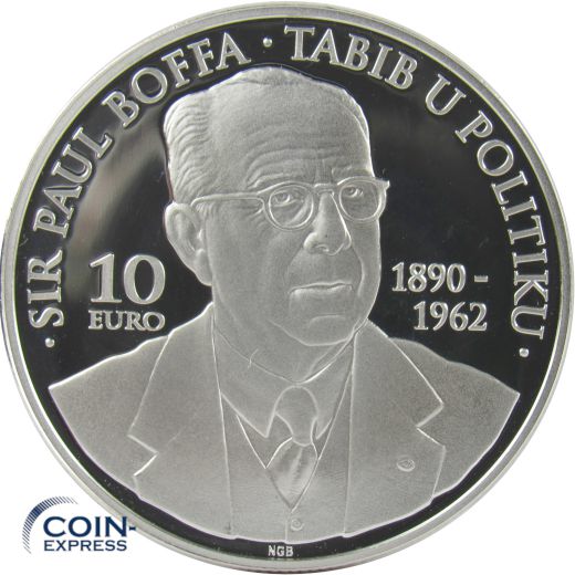 10 Euro Gedenkmünze Malta 2013 - Sir Paul Boffa