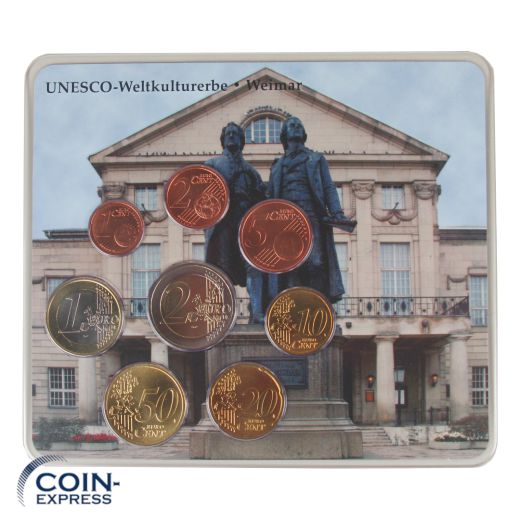 Euro Kursmünzensätze Deutschland 2003 - UNESCO-Weltkulturerbestadt Weimar