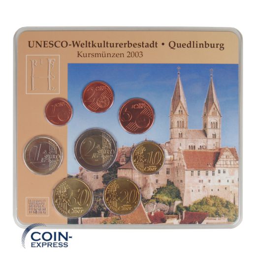 Euro Kursmünzensätze Deutschland 2003 - UNESCO-Weltkulturerbestadt Quedlinburg